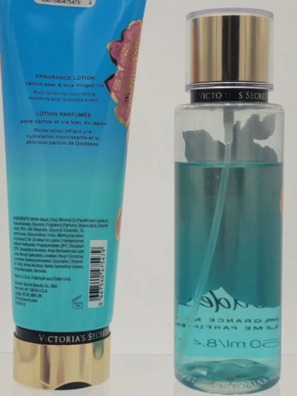 Victoria's Secret Goddess Fragrance Mist & Fragrance Lotion 2 Pc Set Lot